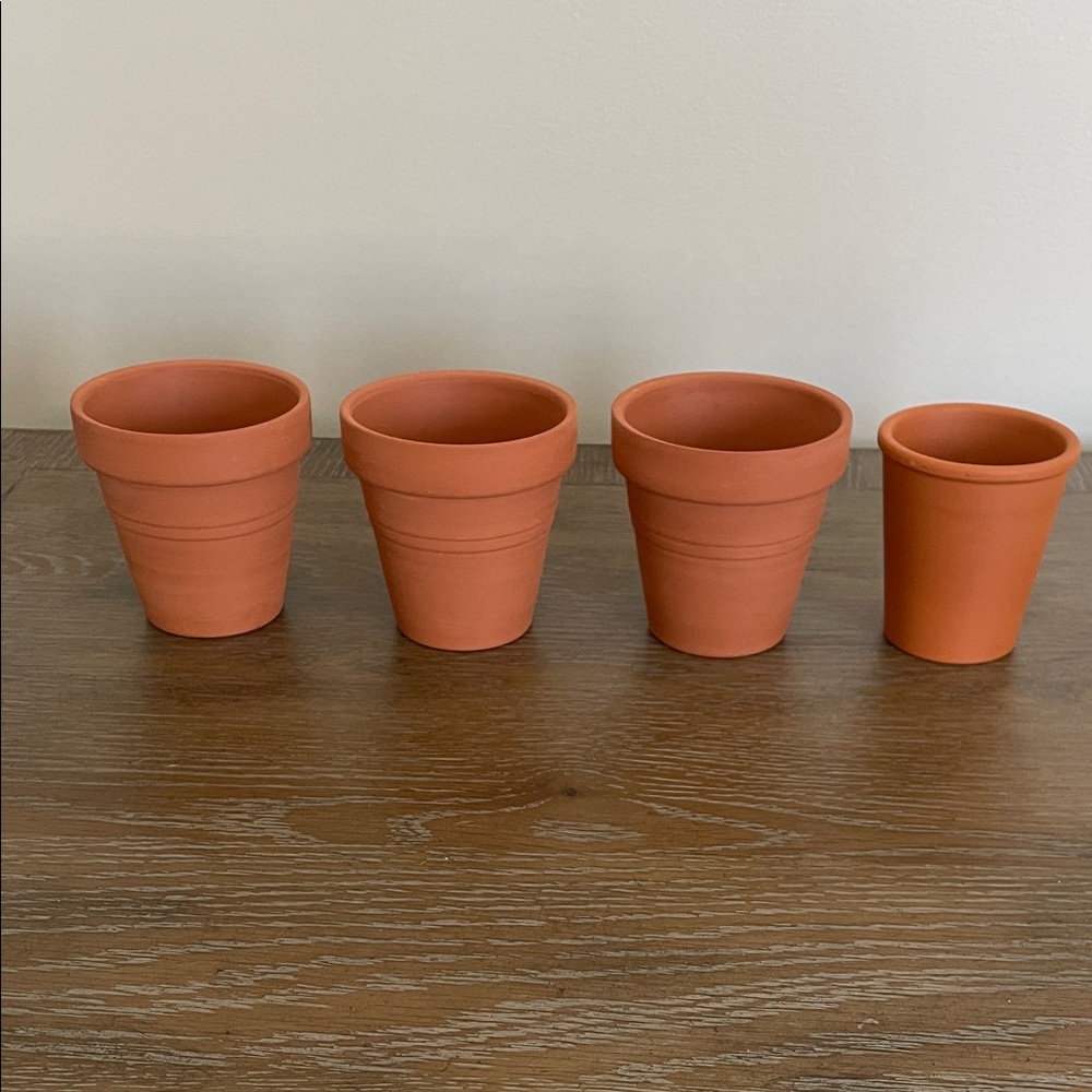 Terracotta Clay Pot Collection - Rustic Orange Plant Pots - Picture 6 of 11
